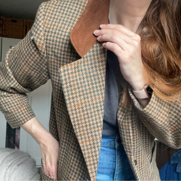 Character Suburban Wear Jackets & Blazers - VINTAGE 80’s Character Suburban Wear Blazer Size 6 Oversized